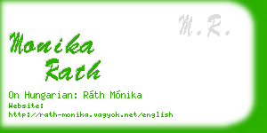 monika rath business card
